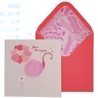 image Fur Flamingo Valentine's Day Card