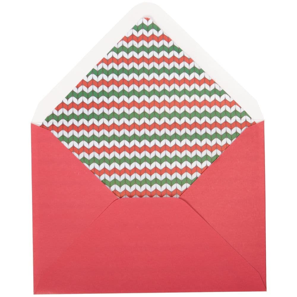 Two Kittens in Glasses Christmas Card Third Alternate Image