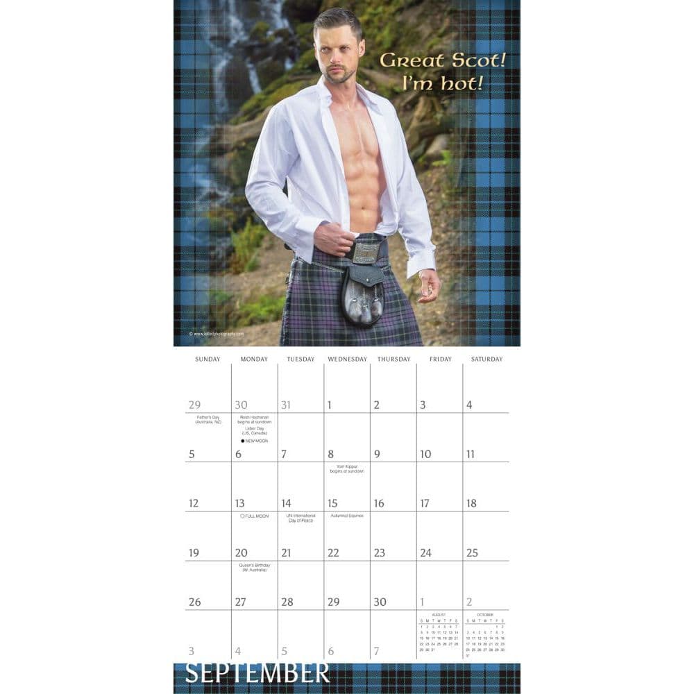 Kilty Pleasures Wall Calendar