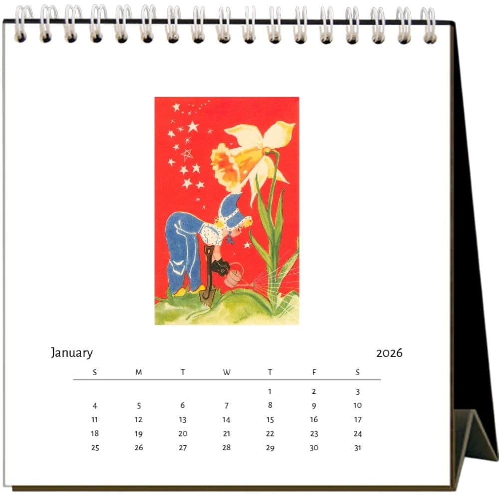 In the Garden 2026 Easel Desk Calendar Second Alternate image
