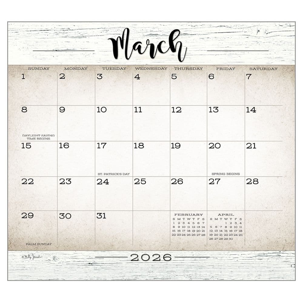 Farmhouse by Billy Jacobs 2026 Wall Calendar Third Alternate Image
