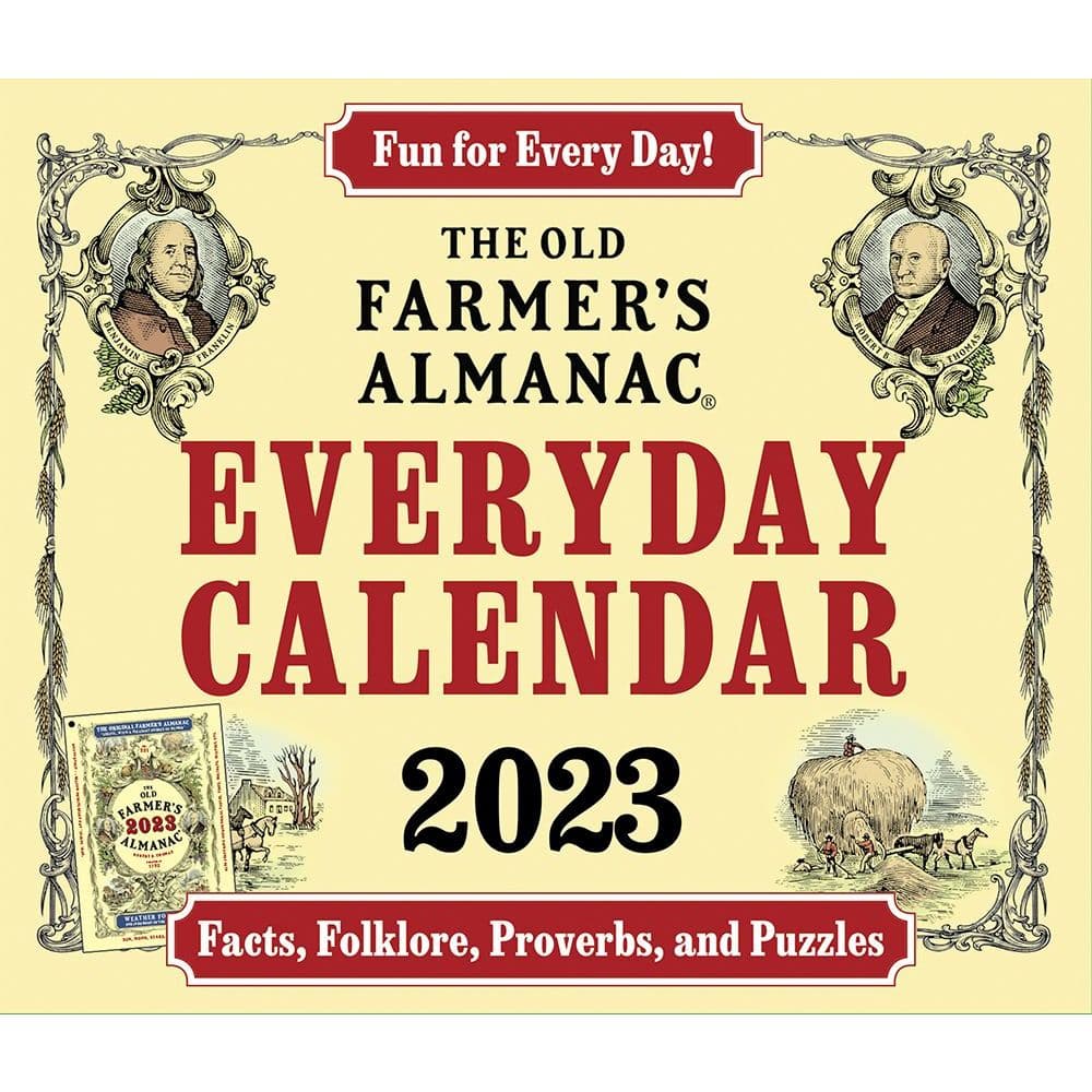 Farmers Almanac 2023 Desk Calendar
