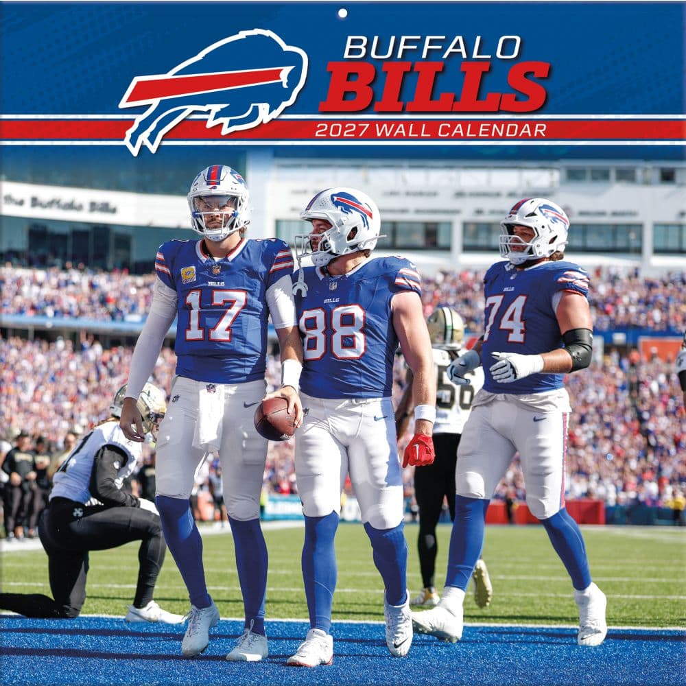 NFL Buffalo Bills 2027 Wall Calendar Main Product Image