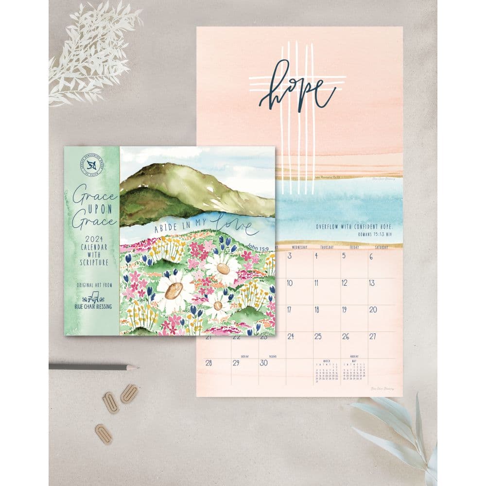 Grace Upon Grace 2024 Wall Calendar