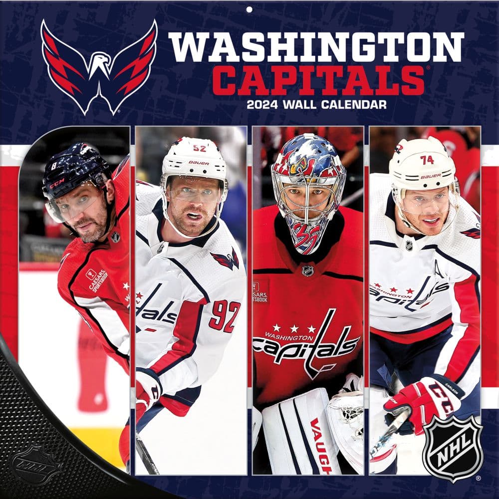 NHL Washington Capitals 2024 Wall Calendar Main