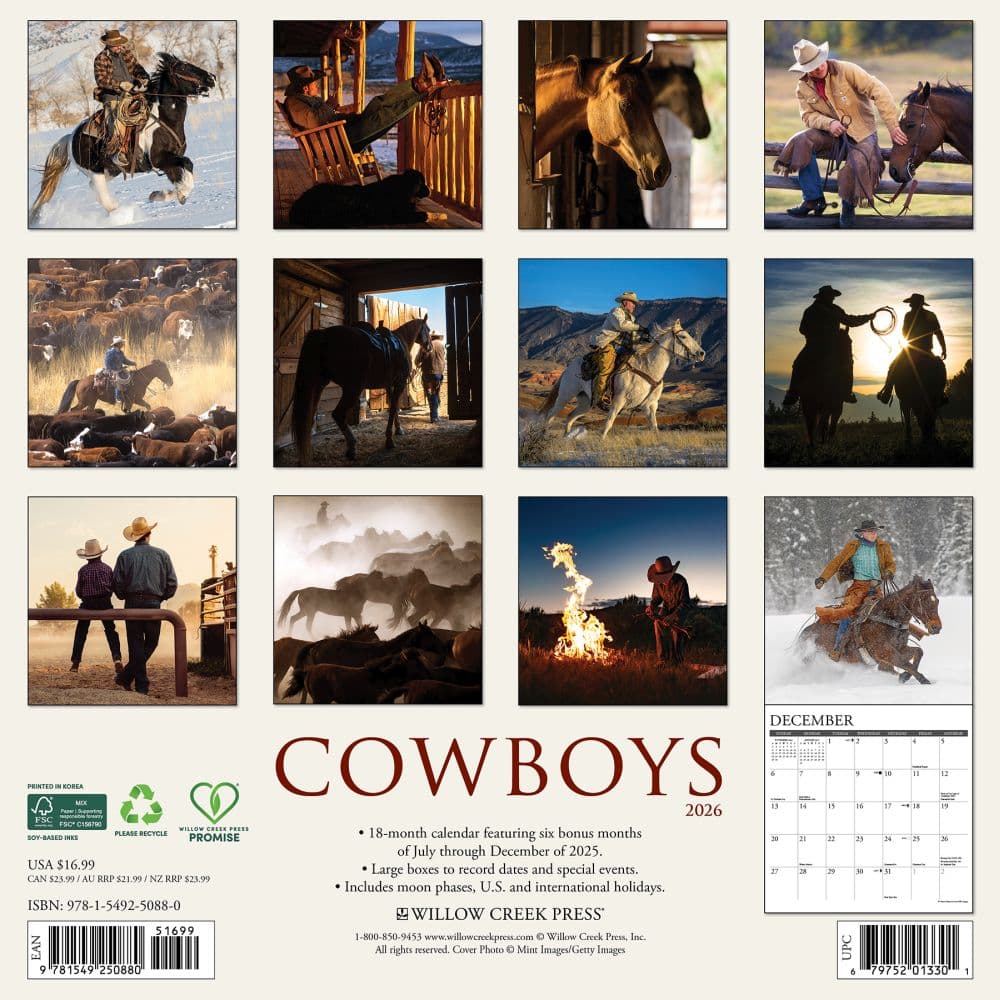 Cowboys 2026 Wall Calendar Calendars Com 030f7c1a Ab35 400e Ac26