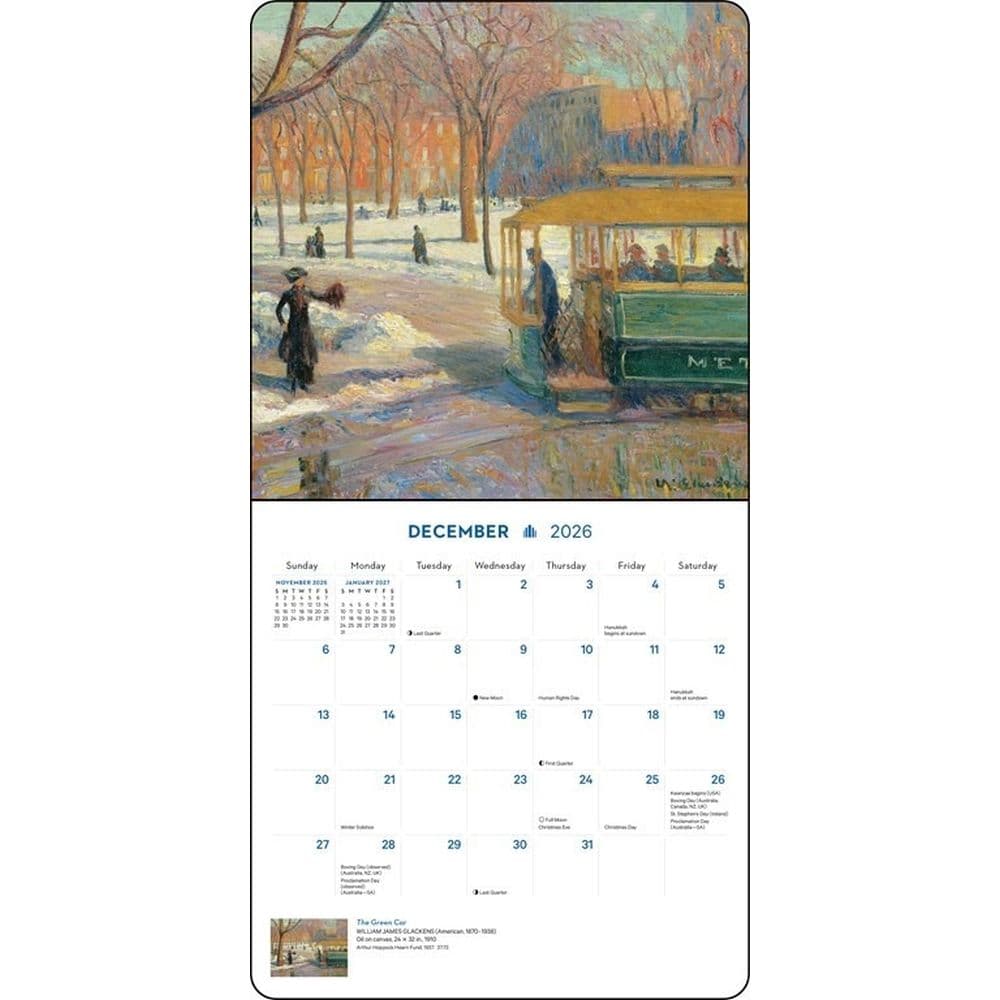 New York in Photos Metropolitan Museum of Art 2026 Mini Wall Calendar Fourth Alternate Image