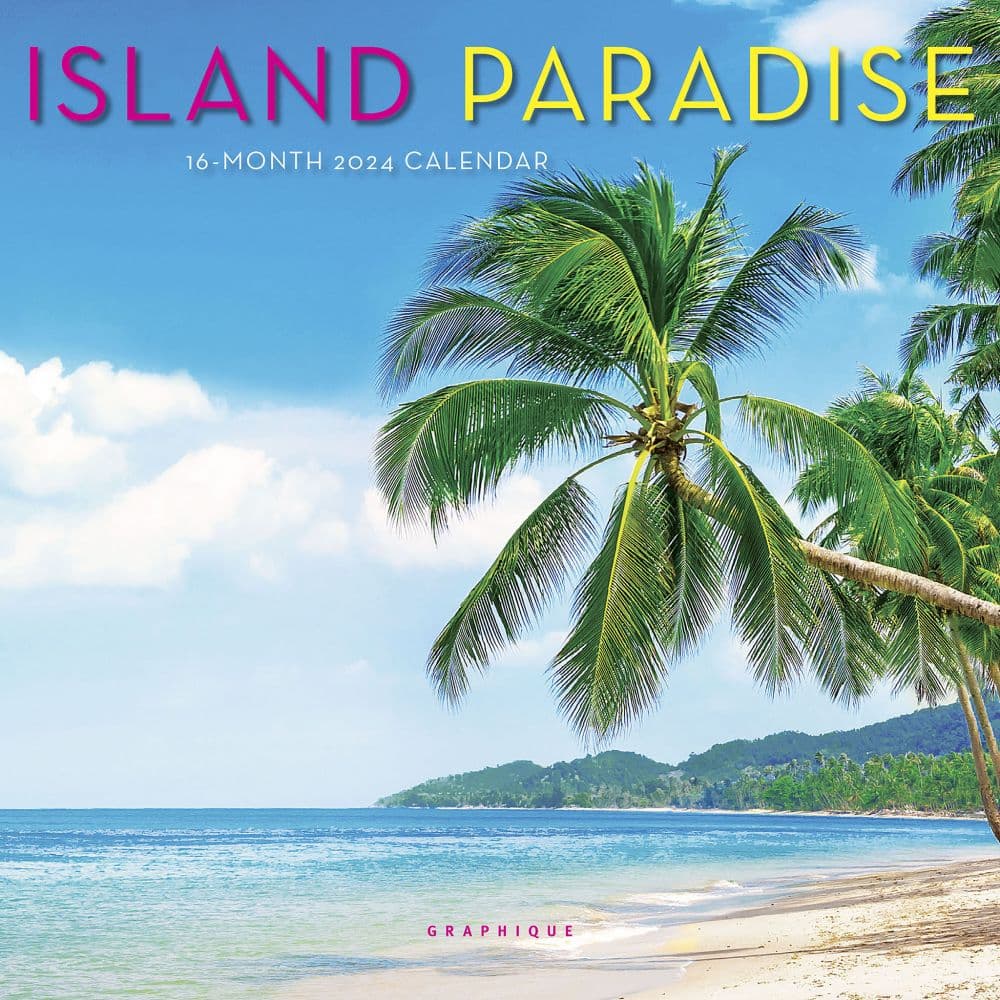 Island Paradise 2024 Mini Wall Calendar Main Image