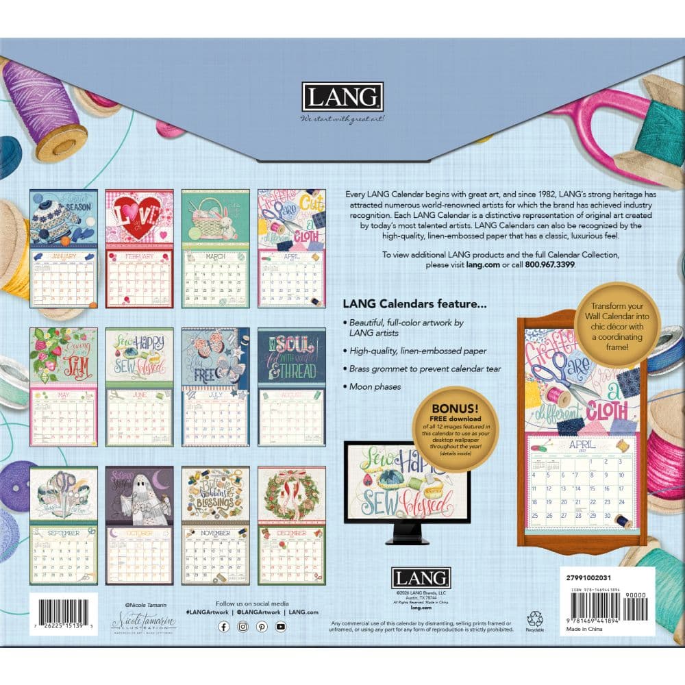 Handmade Happiness 2027 Wall Calendar by Nicole Tamarin First Alternate Image