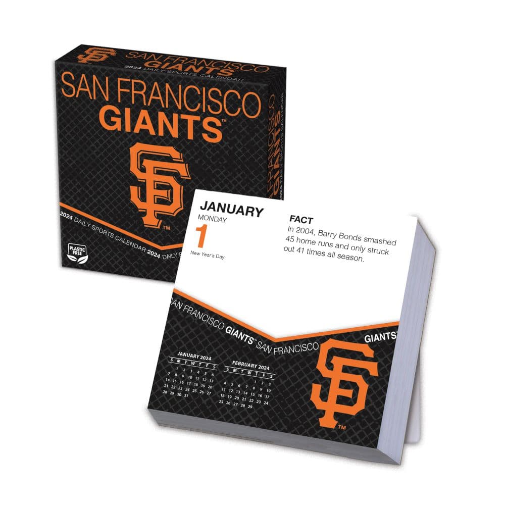 San Francisco Giants 2024 Desk Calendar Main Product Image width=&quot;1000&quot; height=&quot;1000&quot;
