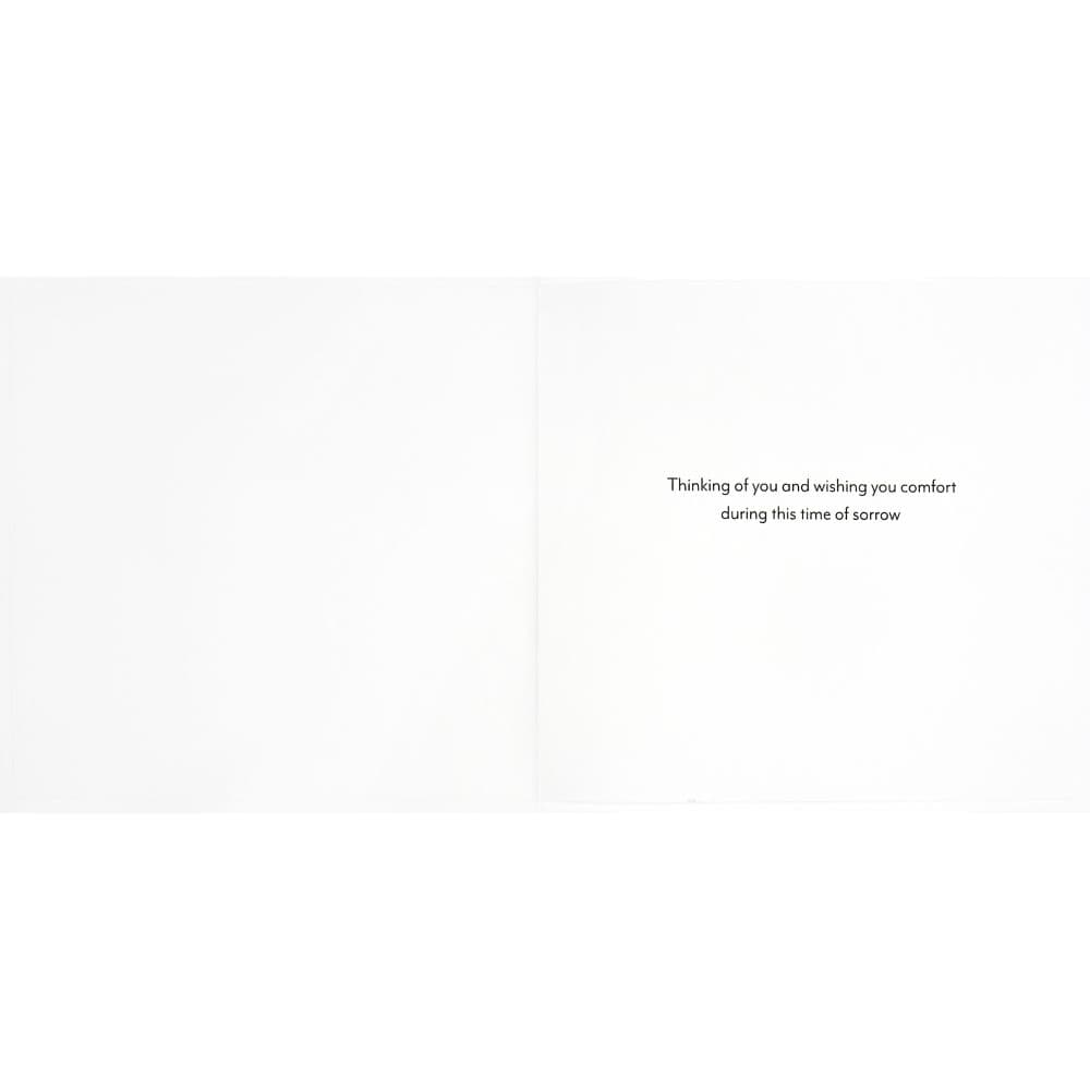 Flowers &amp; Lilac Sympathy Card Second Alternate Image