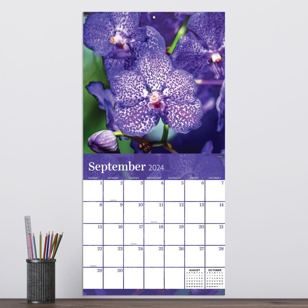 Flowers 2024 Wall Calendar