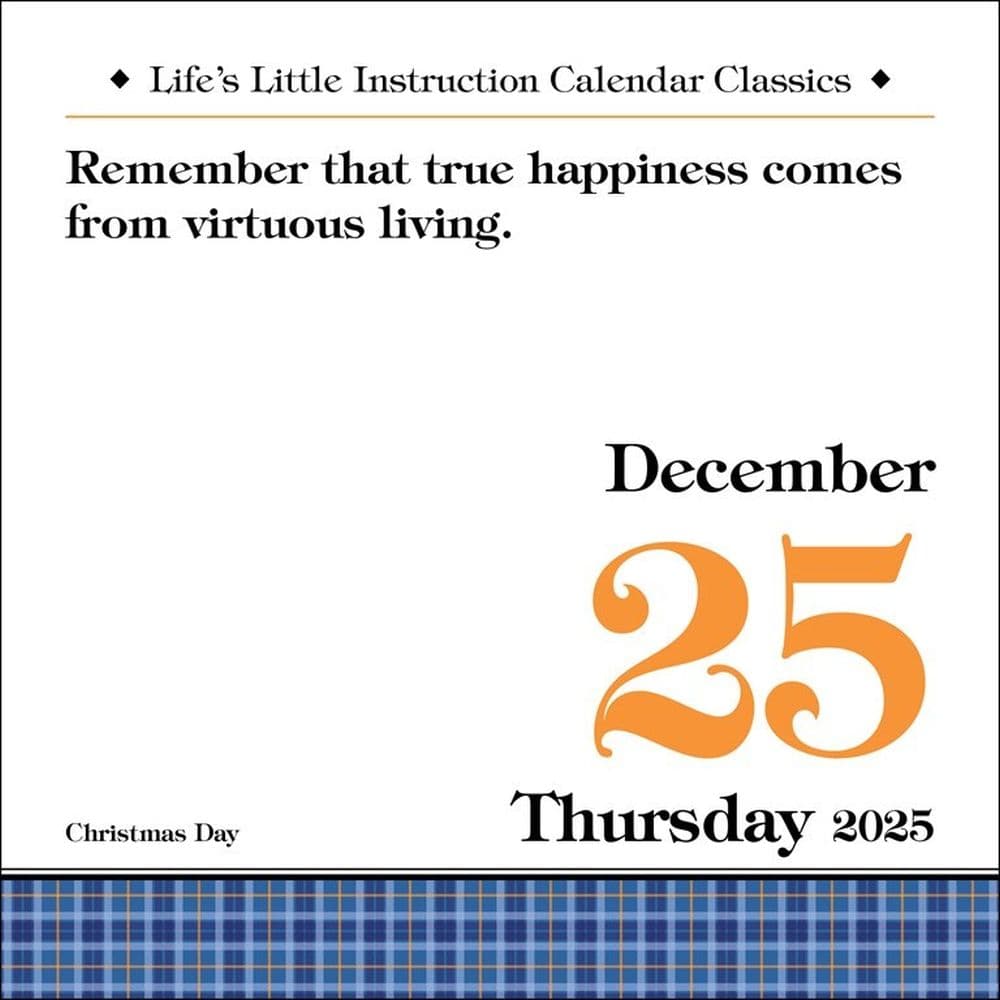 Lifes Little Instruction 2025 Desk Calendar Fourth Alternate Image width=&quot;1000&quot; height=&quot;1000&quot;