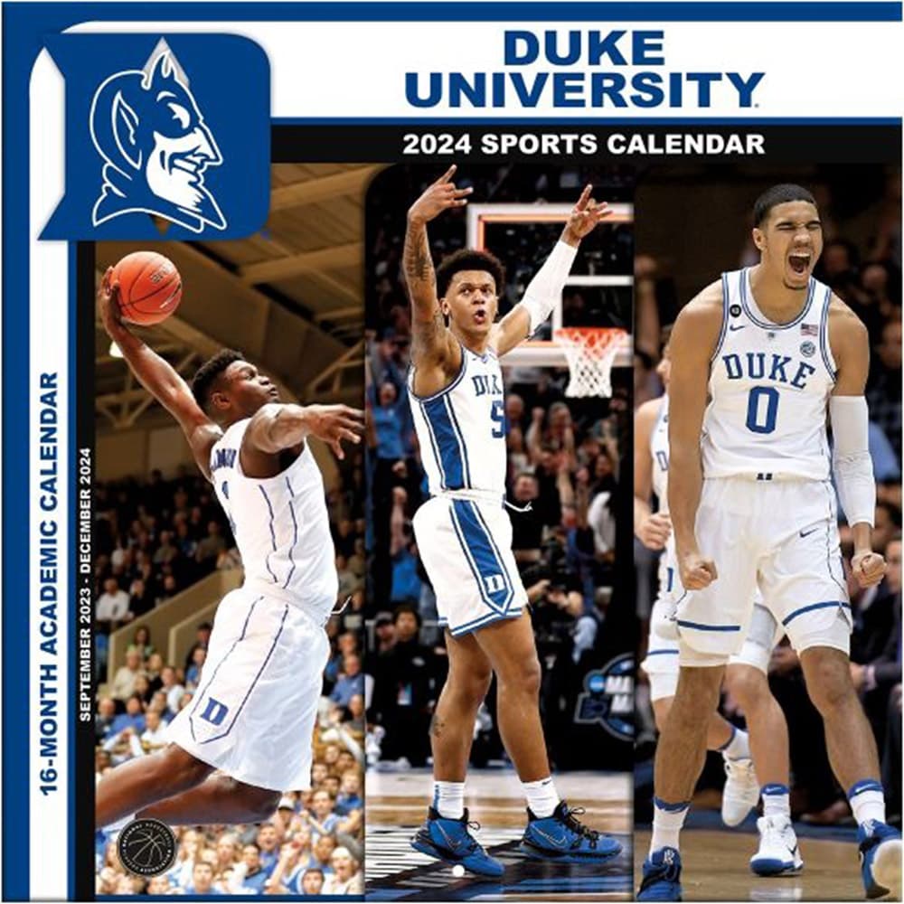 Duke Blue Devils 2024 Mini Wall Calendar Main Product Image width=&quot;1000&quot; height=&quot;1000&quot;