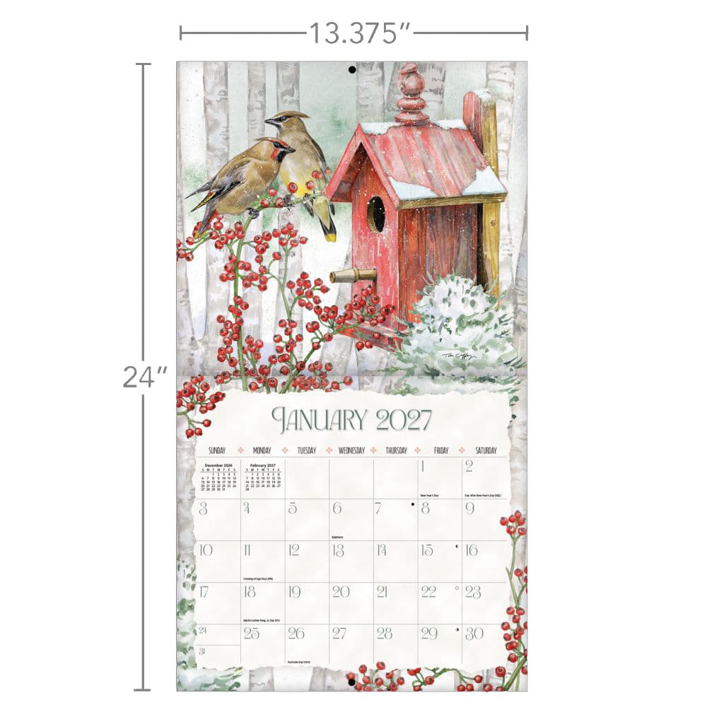 Birdhouses 2027 Wall Calendar by Tim Coffey Third Alternate Image
