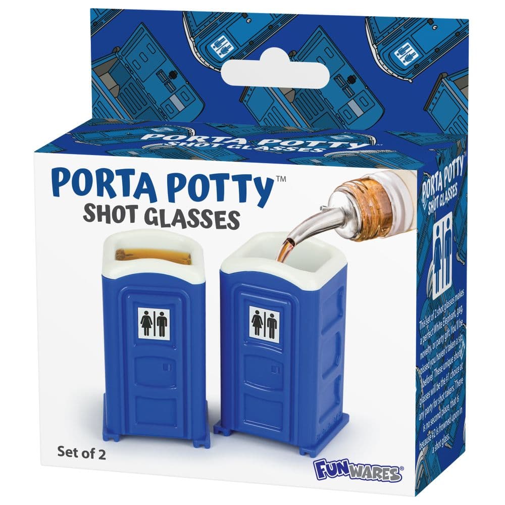 Porta Potty Novelty Shot Glasses Main Product Image