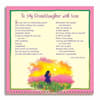 image To My Granddaughter with Love 2026 Mini Wall Calendar Second Alternate Image
