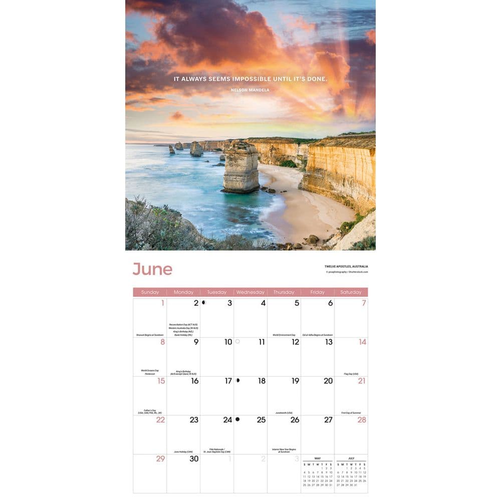 Motivation 2025 Wall Calendar