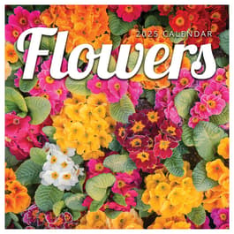Flowers 2025 Wall Calendar