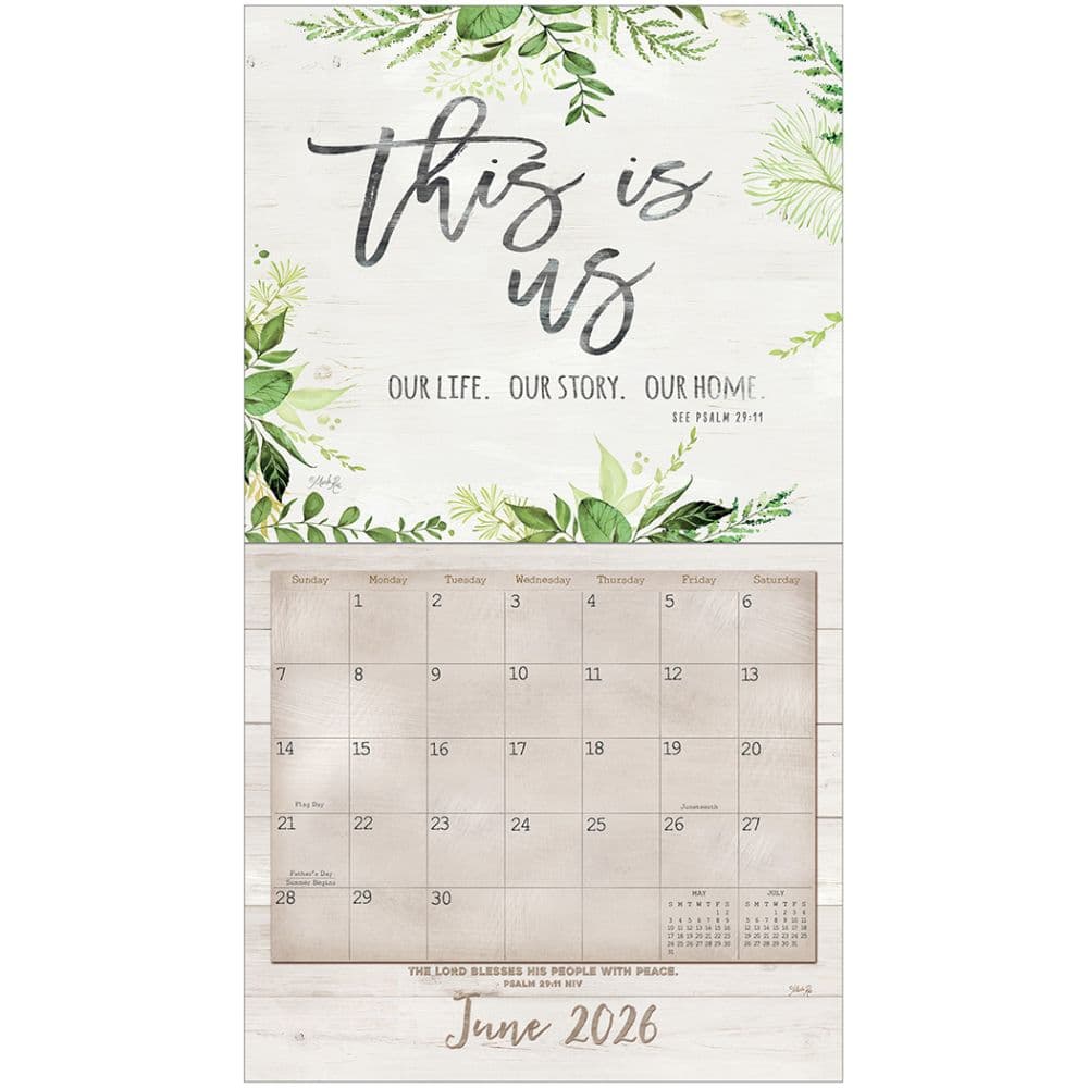 Faith and Family by Marla Rae 2026 Wall Calendar Second Alternate Image