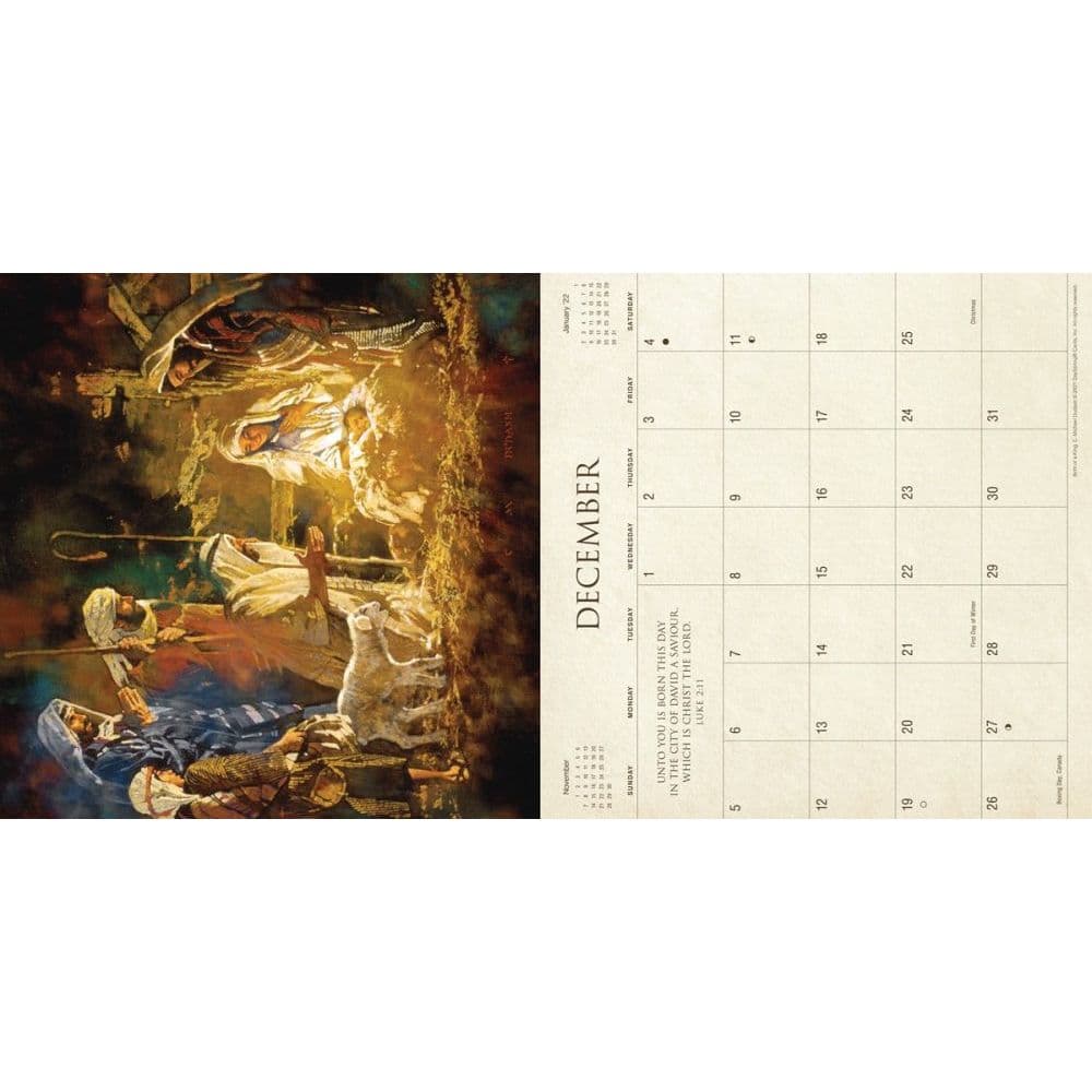 Light of the World Premium Wall Calendar - Calendars.com