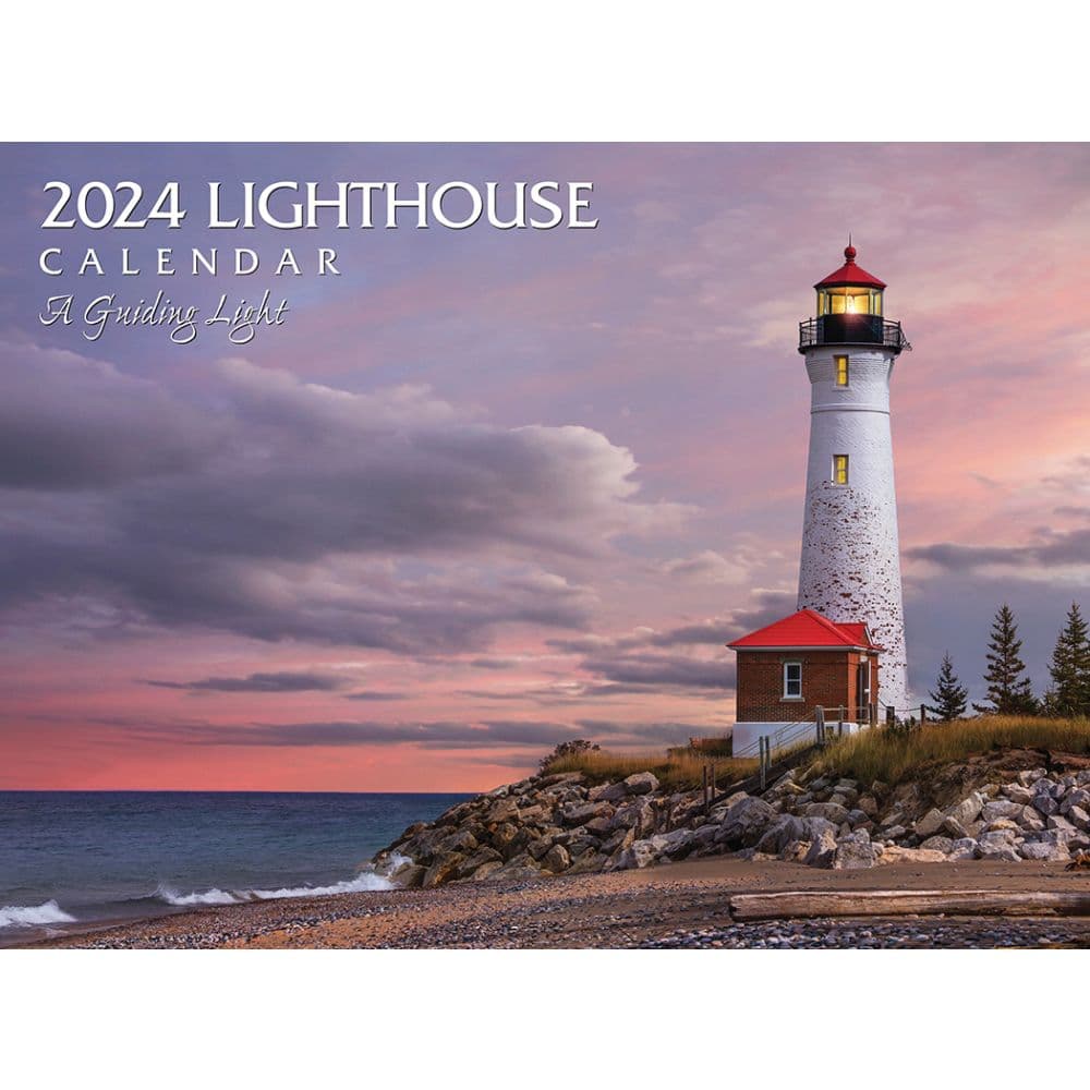 Lighthouse Guiding Light 2024 Wall Calendar