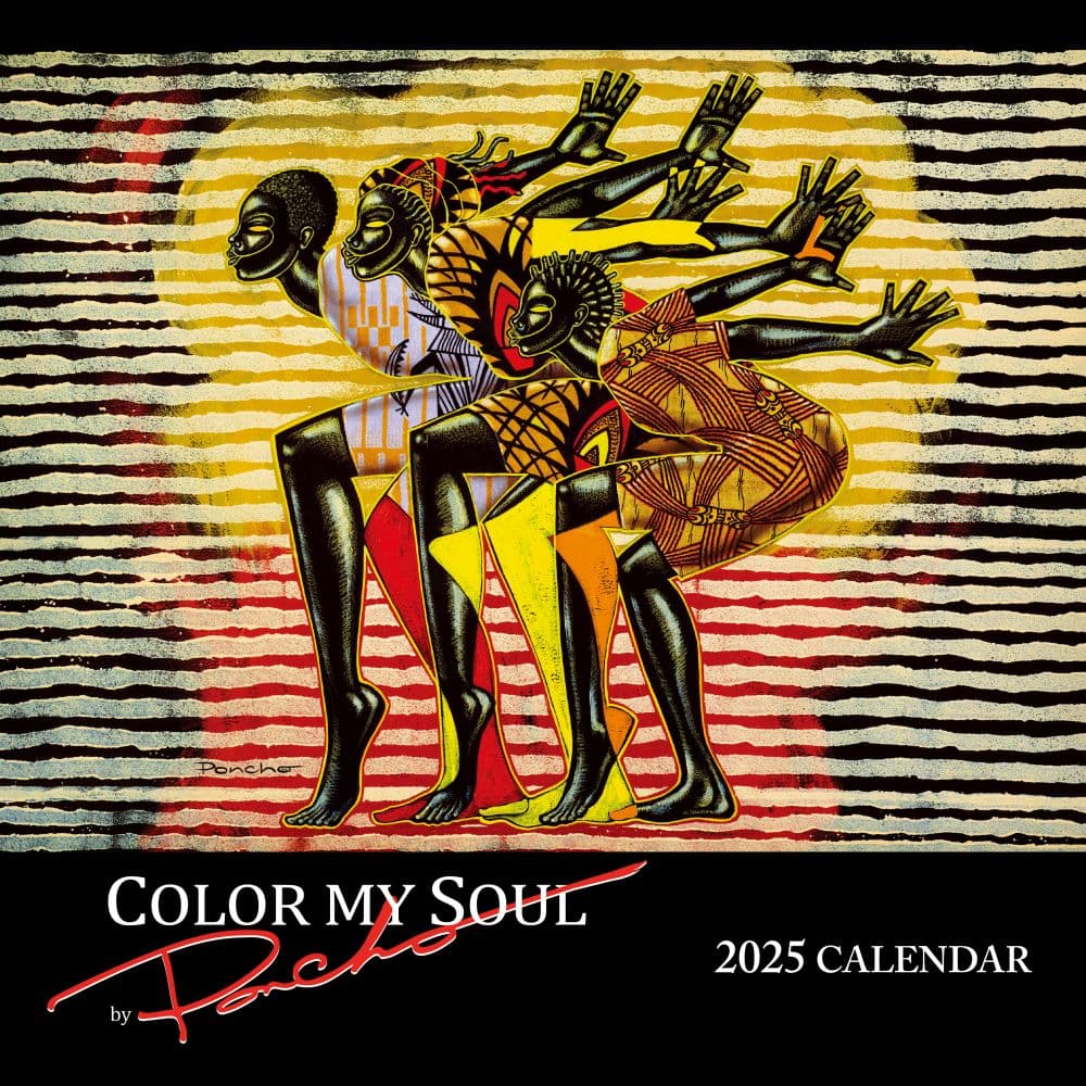 Color my Soul 2025 Wall Calendar Main Image