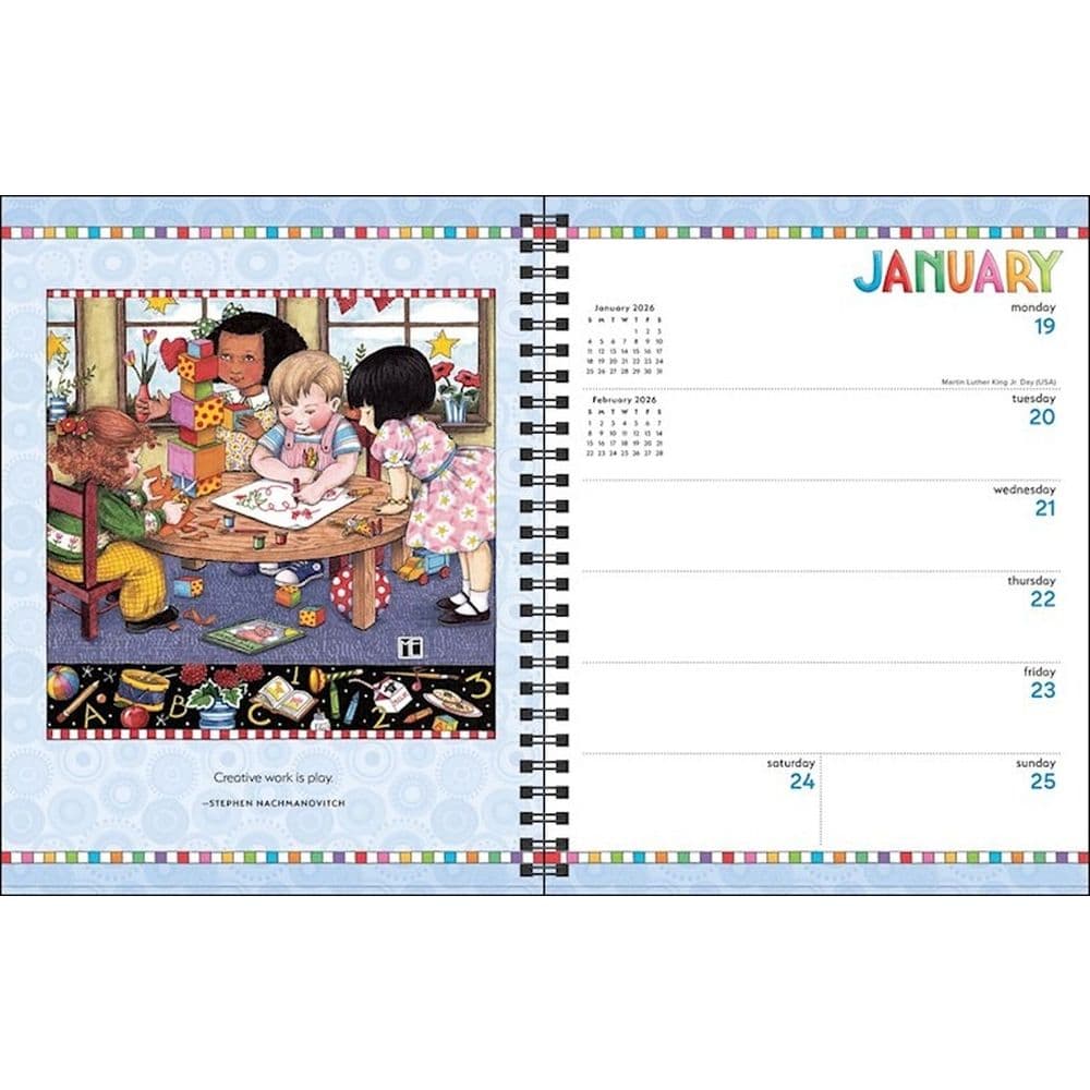 Mary Engelbreit 2026 Engagement Planner Third Alternate Image