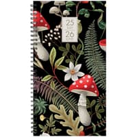 image Mushrooms Academic 2026 Weekly Spiral Planner Main Image