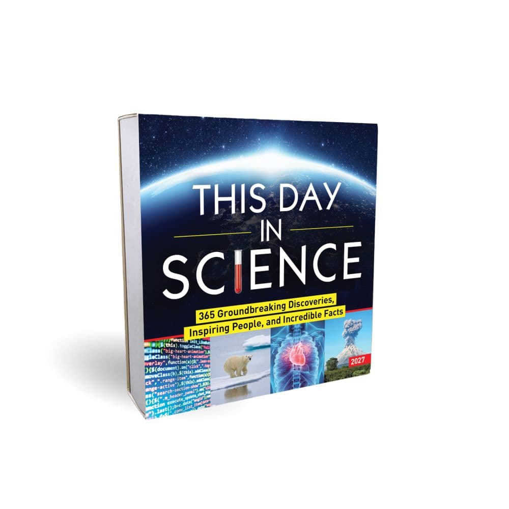 This Day in Science 2027 Desk Calendar Main Product Image