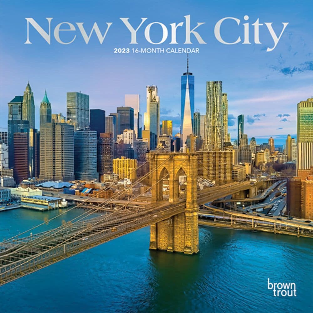 New York City 2023 Mini Wall Calendar