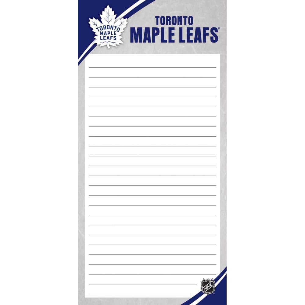 Nhl Toronto Maple Leafs 2pack List Pad