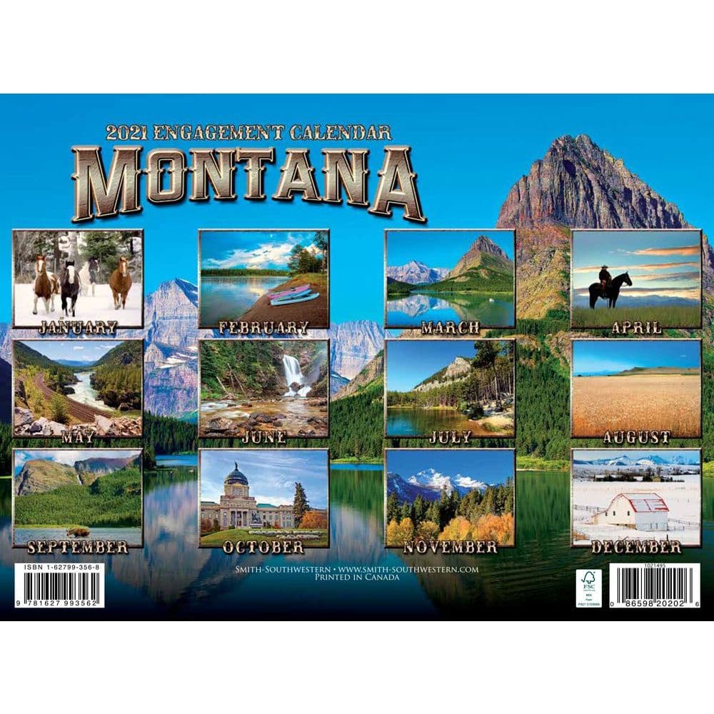 Montana Wall Calendar