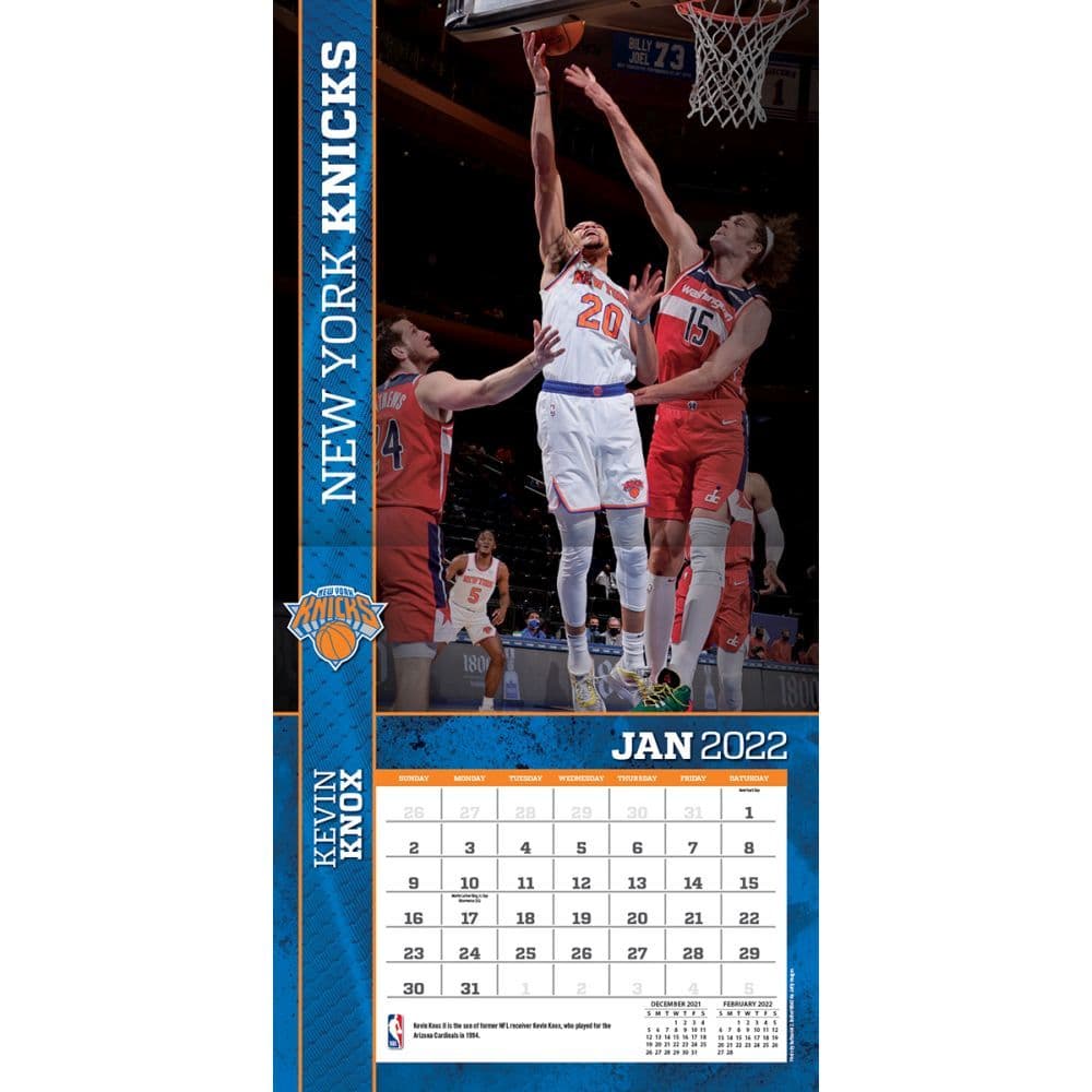 Calendrier Nba 2023 New York Nba New York Knicks 2022 Wall Calendar - Calendars.com