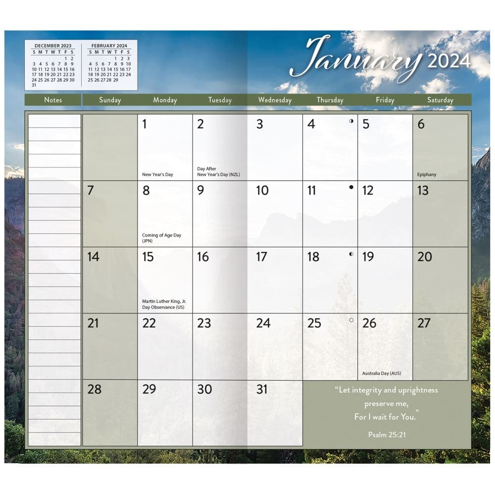 Bible Verses 2 Year 2024 Pocket Planner - Calendars.com