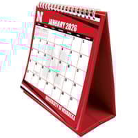 image Nebraska Cornhuskers 2026 Easel Desk Calendar Main Product Image