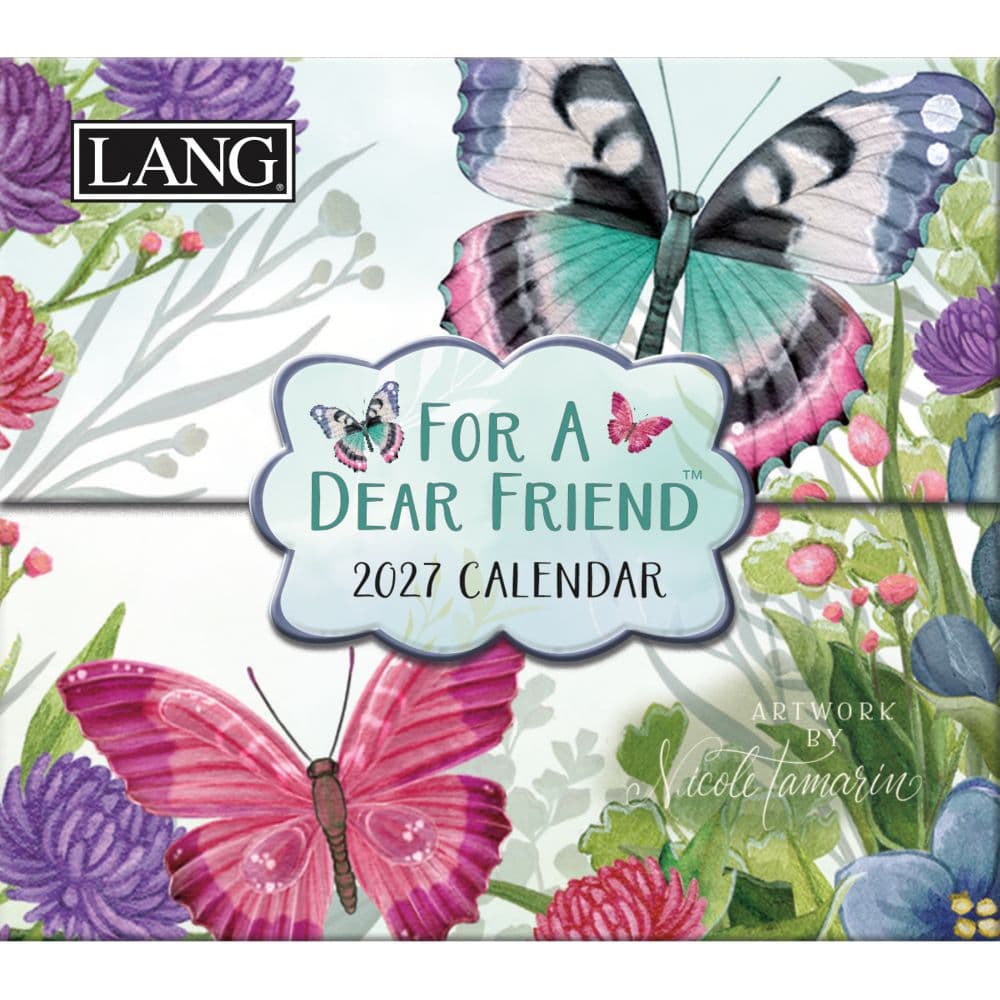 For A Dear Friend 2027 Mini Desk Calendar by Lori Siebert First Alternate Image