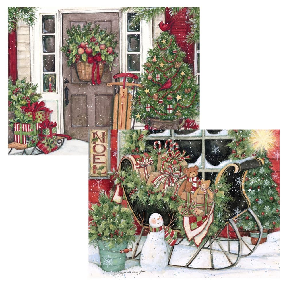 Heart &amp; Home Christmas 5.375 In X 6.875 In Assorted Boxed Christmas Cards by Susan Winget Main Image