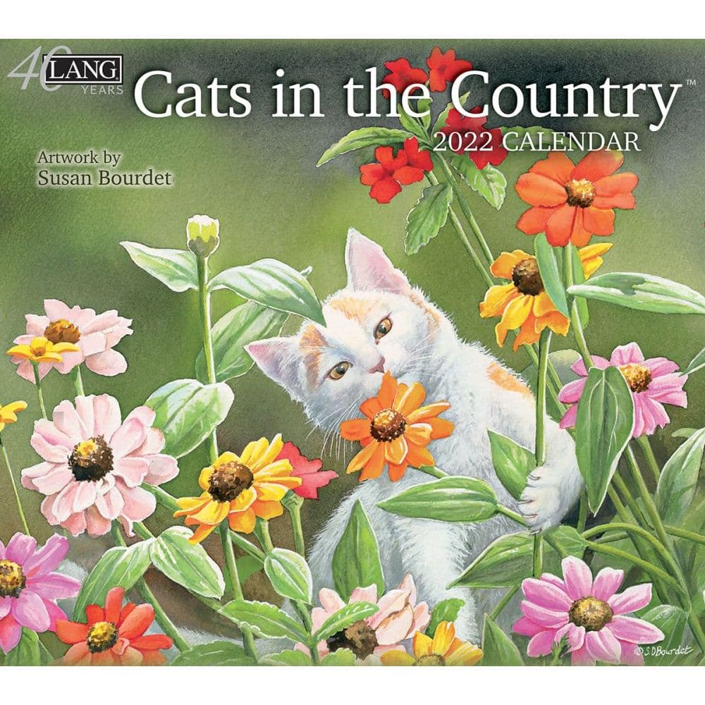Cats In The Country 2022 Wall Calendar - Calendars.com