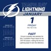 image NHL Tampa Bay Lightning 2027 Desk Calendar First Alternate Image