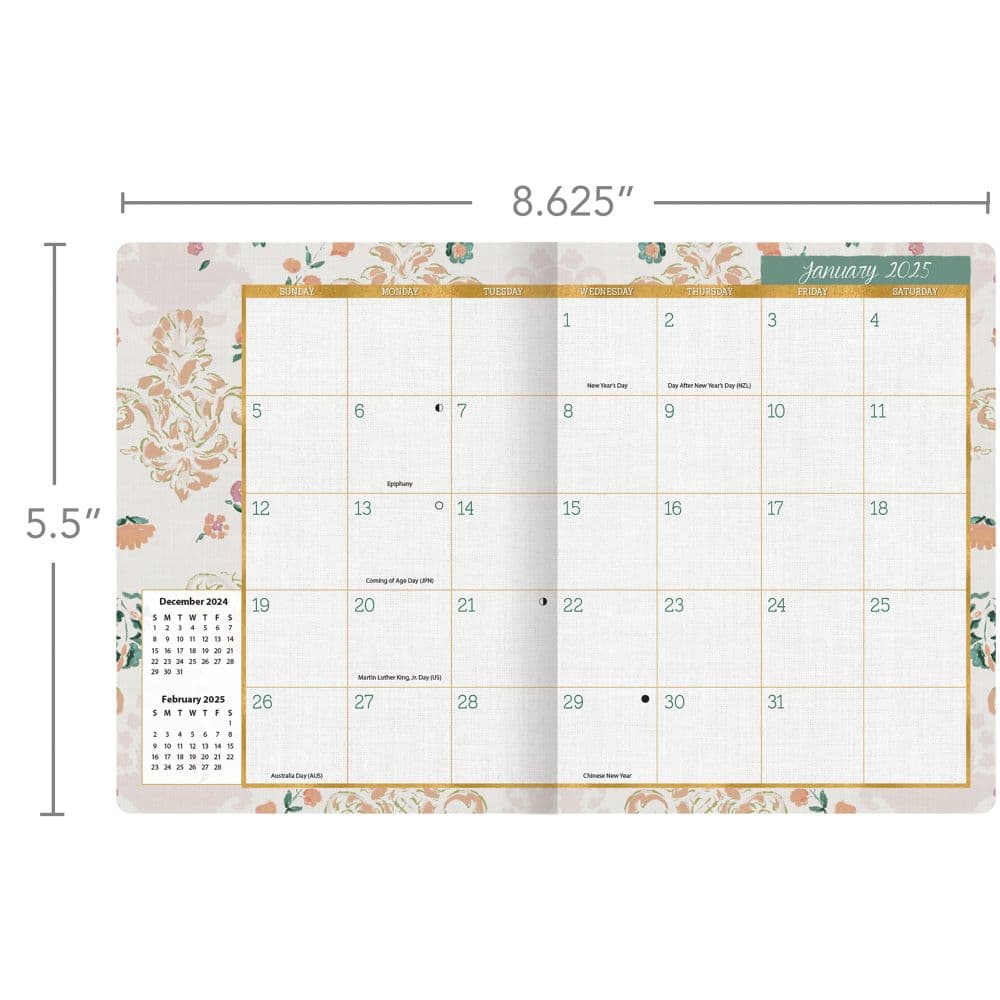 Patina Vie 2025 Monthly Pocket Planner Fifth Alternate Image width="1000" height="1000"