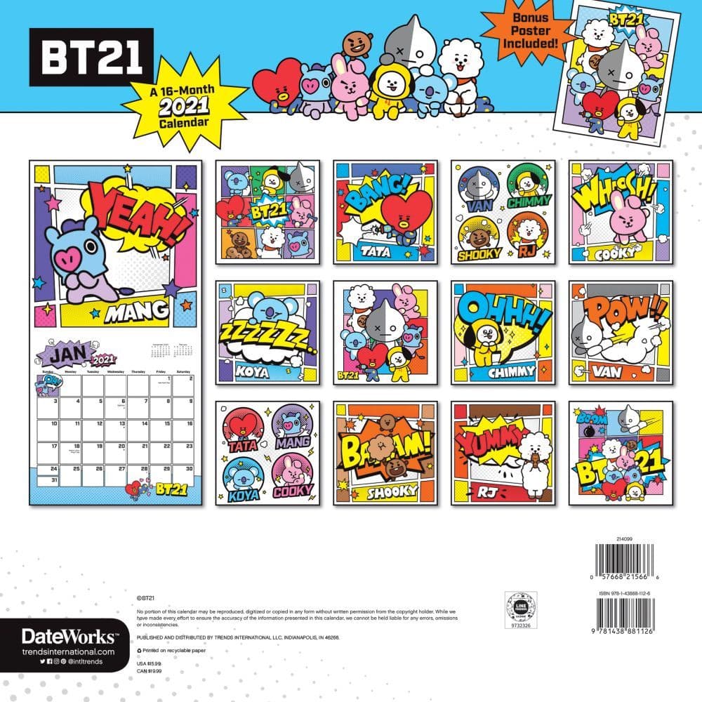 bts bt21 daily planner etsy in 2020 daily planner planner note