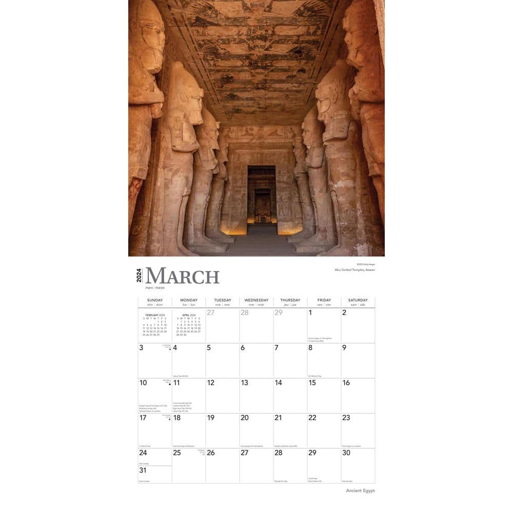 Ancient Egypt 2024 Wall Calendar Second Alternate Image width=&quot;1000&quot; height=&quot;1000&quot;