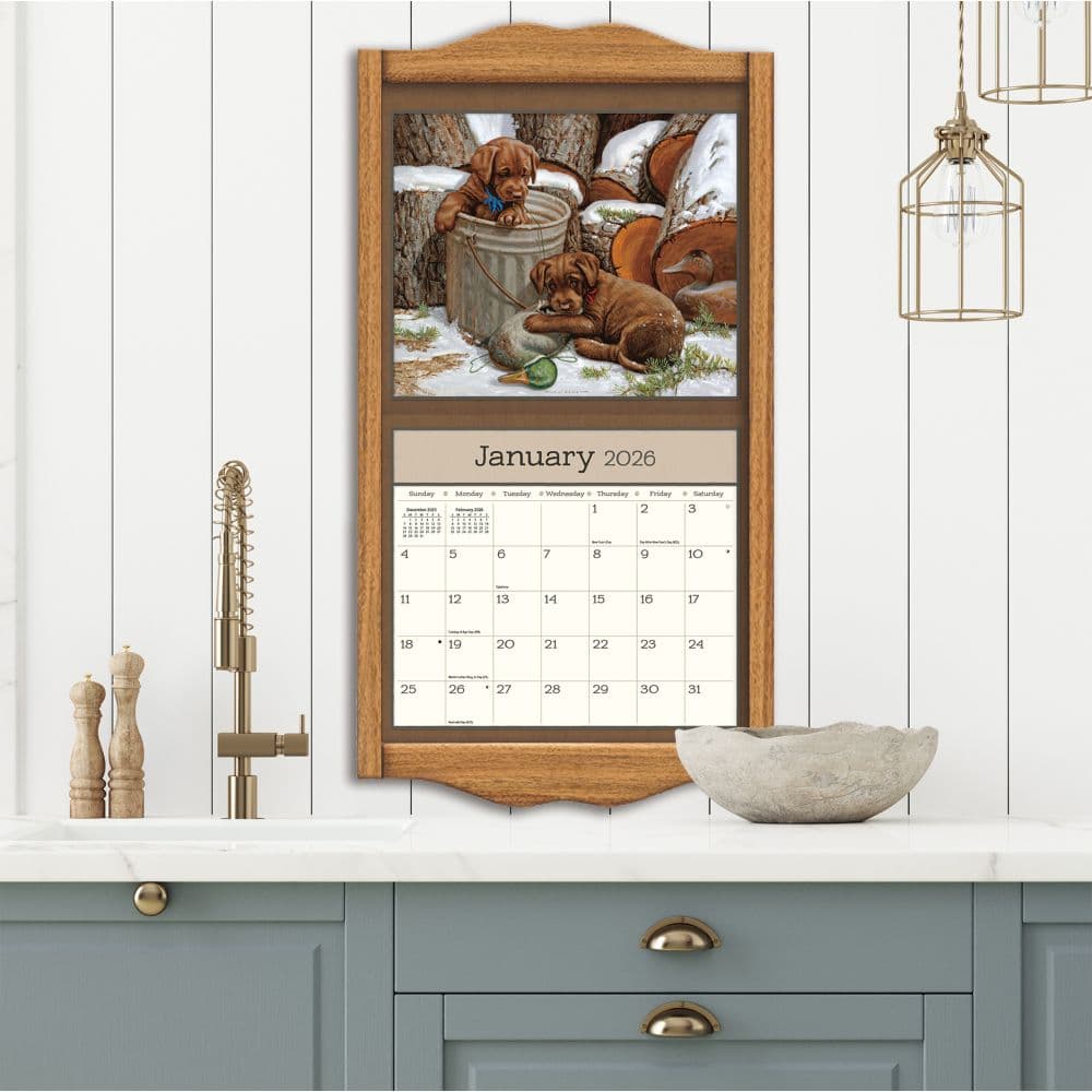 Puppy 2026 Wall Calendar by Jim Lamb_ALT5