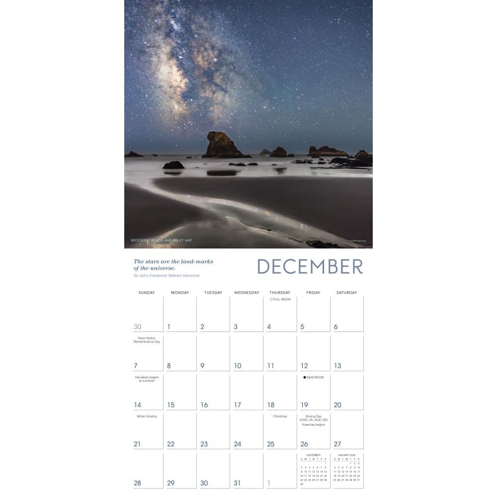 Celestial Skies by Paul Kozal 2025 Wall Calendar