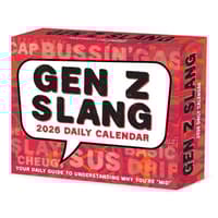 image Gen Z Slang 2026 Desk Calendar Main Product Image