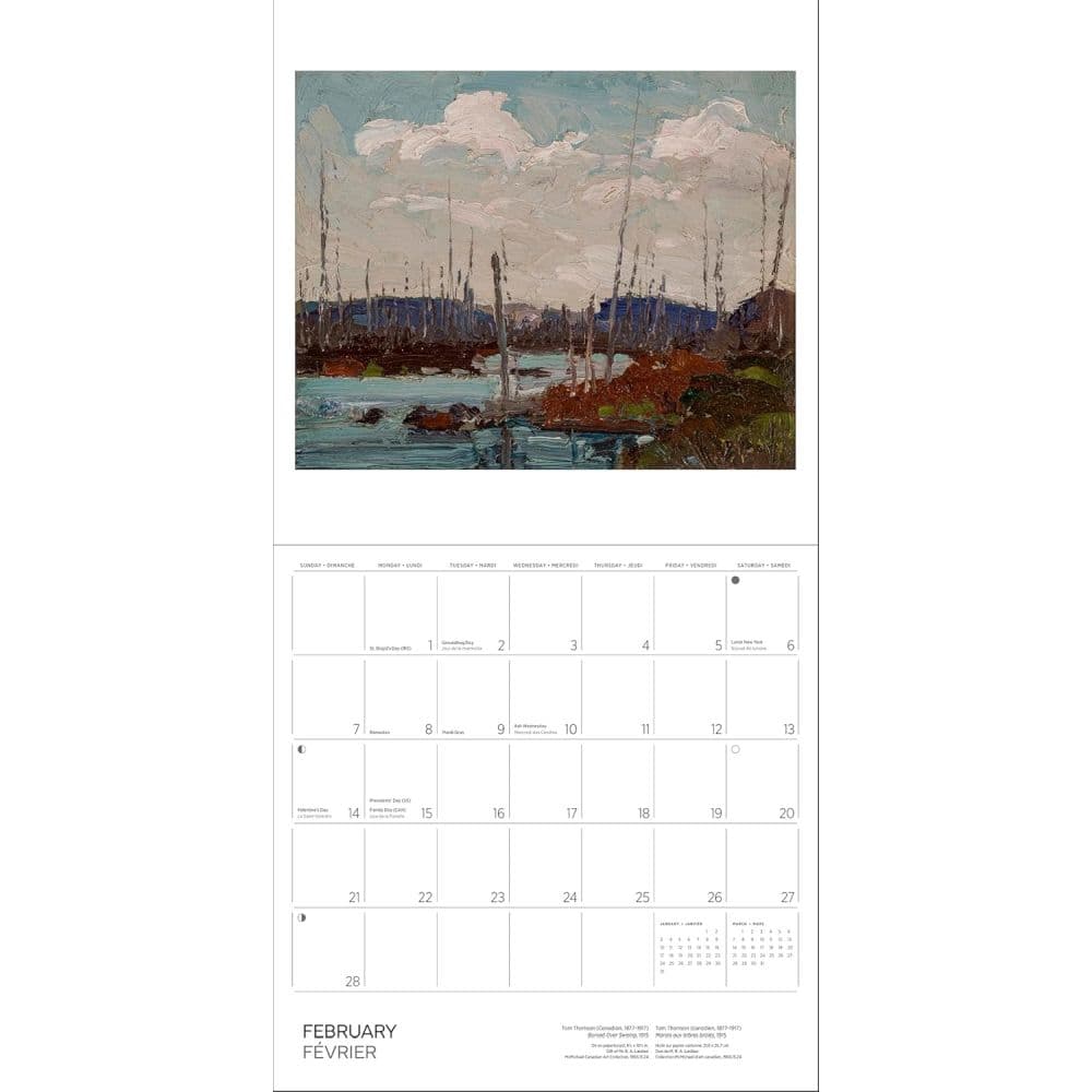 Tom Thomson 2027 Wall Calendar Third Alternate Image