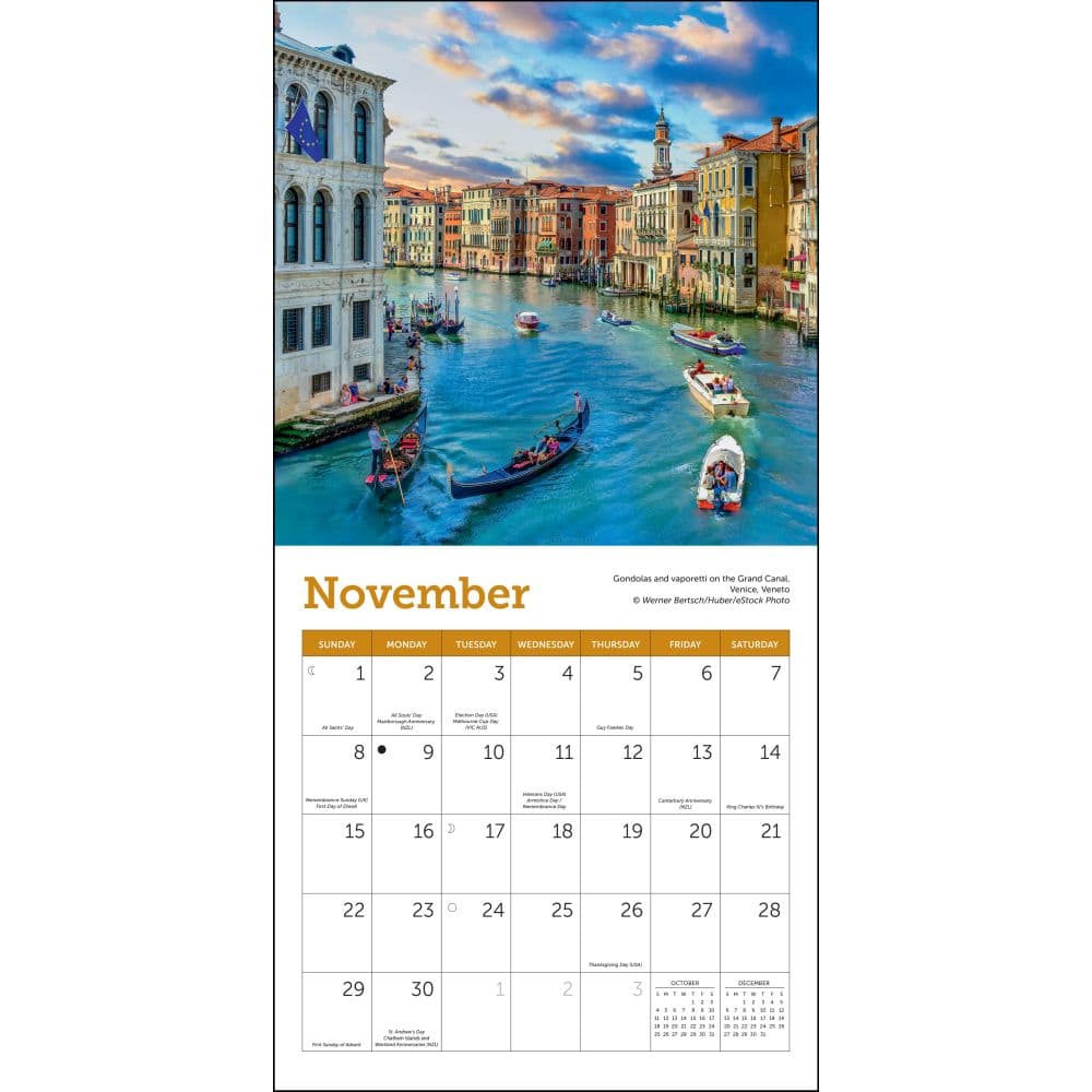Italy 2026 Mini Wall Calendar Third Alternate Image