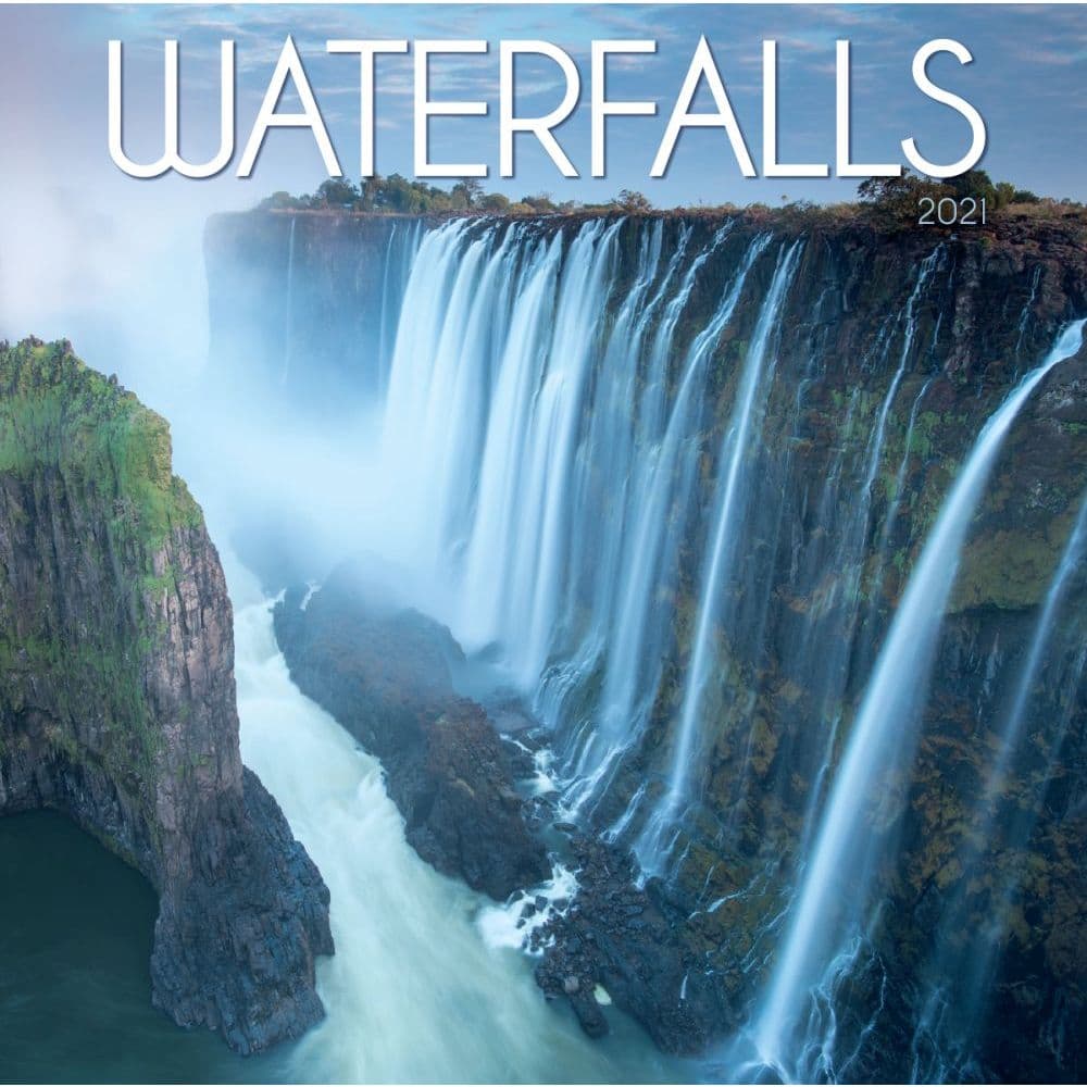 Waterfalls Mini Wall Calendar