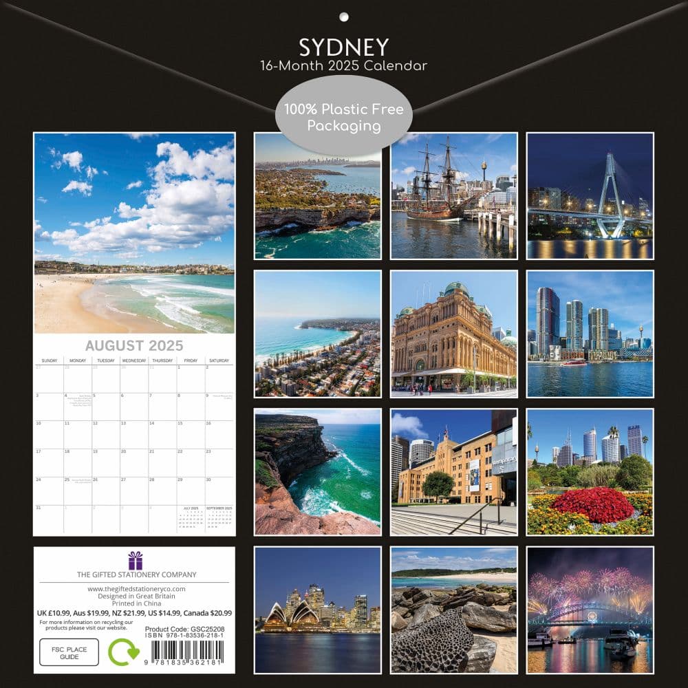 Sydney 2025 Wall Calendar First Alternate Image width=&quot;1000&quot; height=&quot;1000&quot;